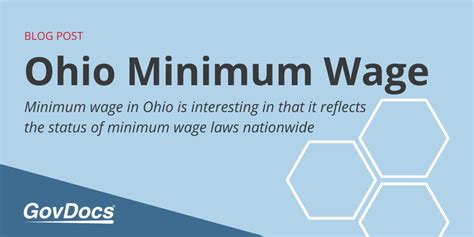 minimum wage in ohio 1995